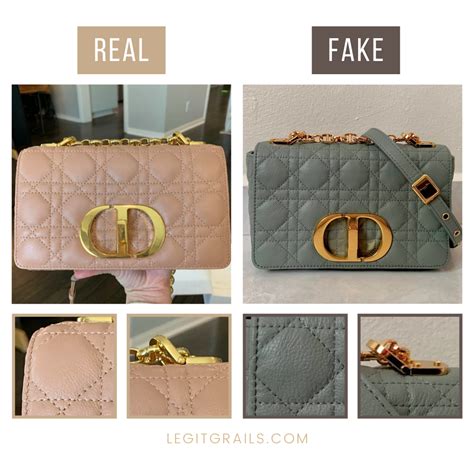 dior caro fake vs real
